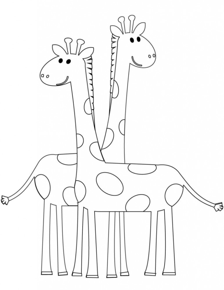 Два жирафа для детей