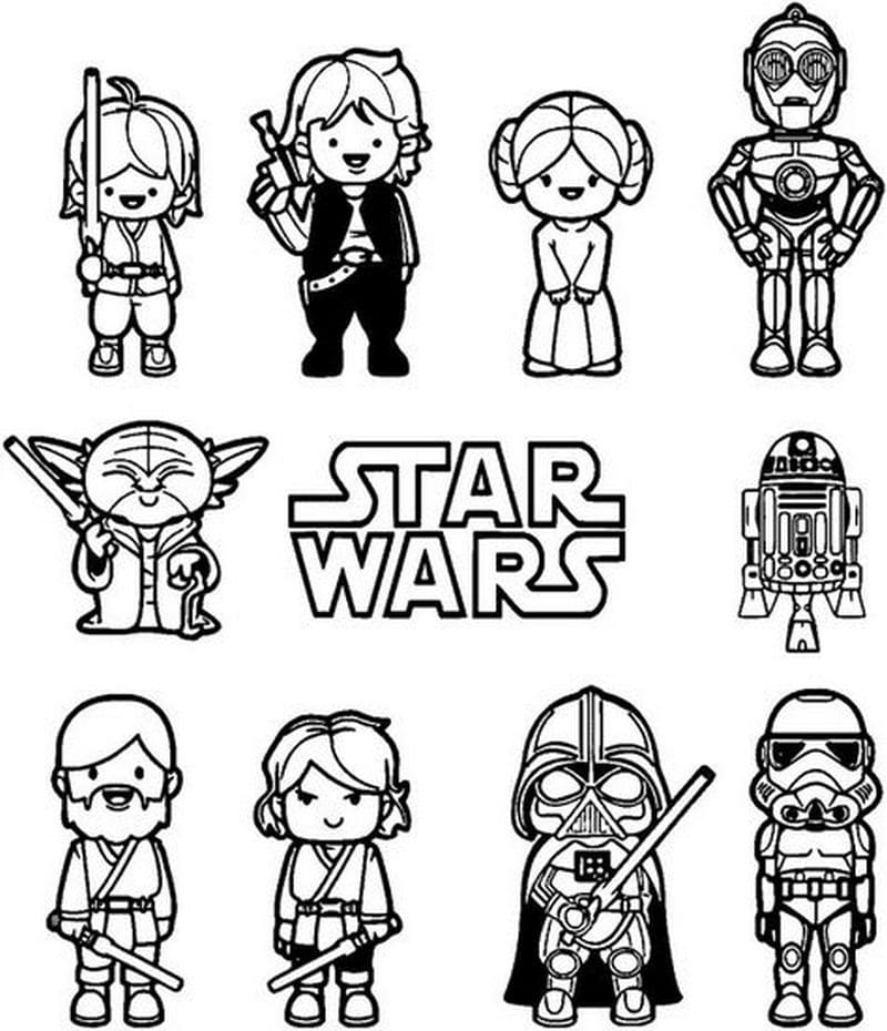 Фигурки персонажей Star Wars