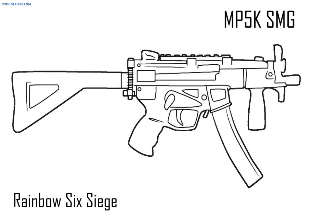 MP5K SMG Rainbow Six Siege