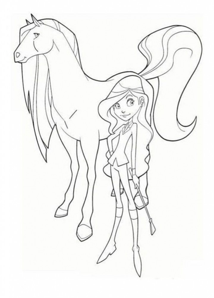 Сара и ее лошадь