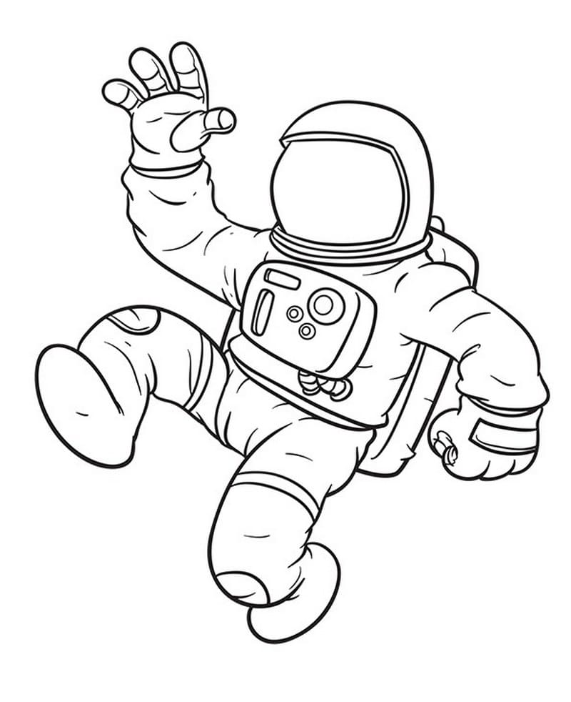 Космонавт в скафандре