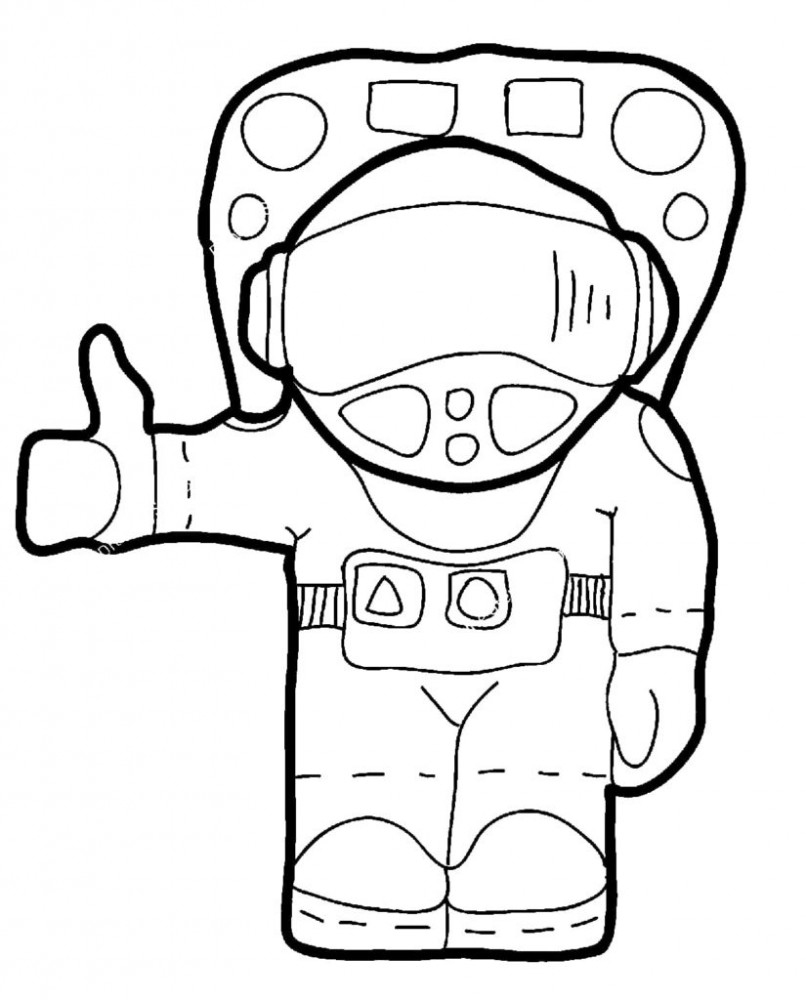 Космонавт для детей 5 лет
