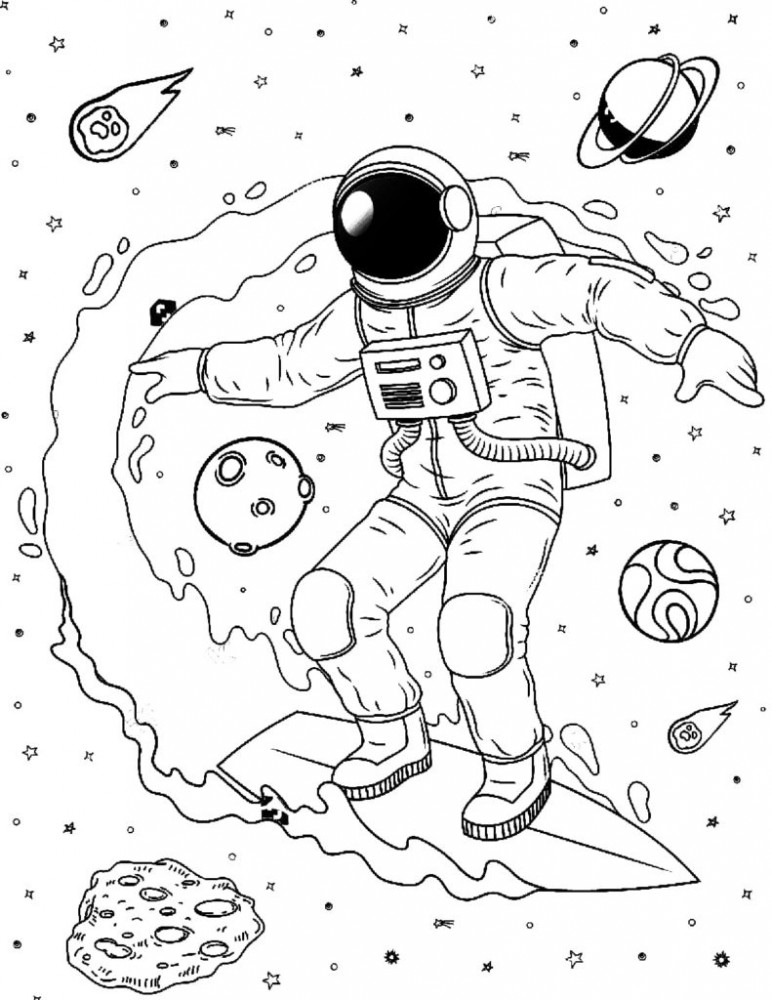 Космонавт для детей 7 лет