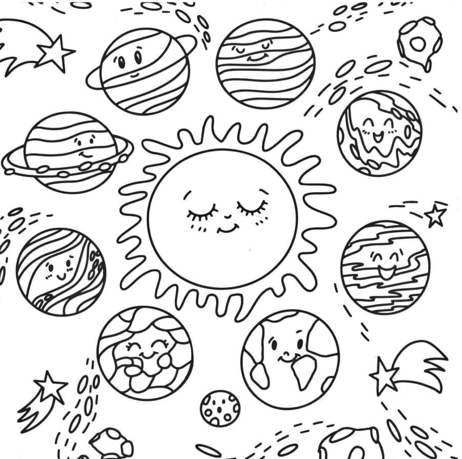 Солнце и планеты