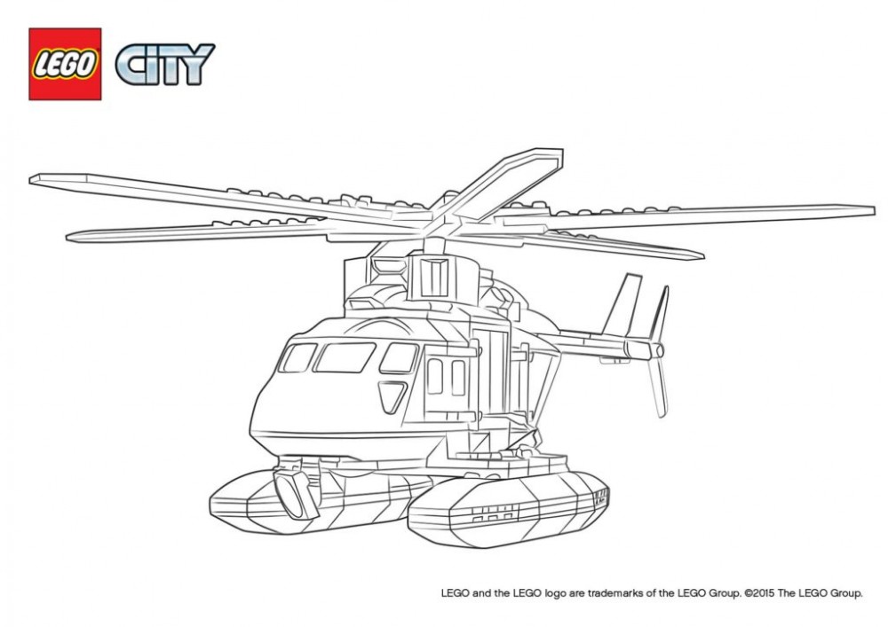 Лего Сити вертолет