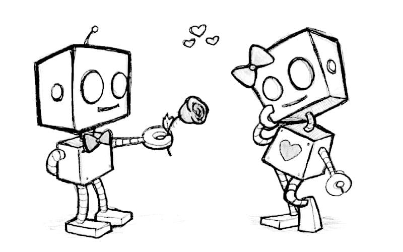 Роботы тоже умеют любить.