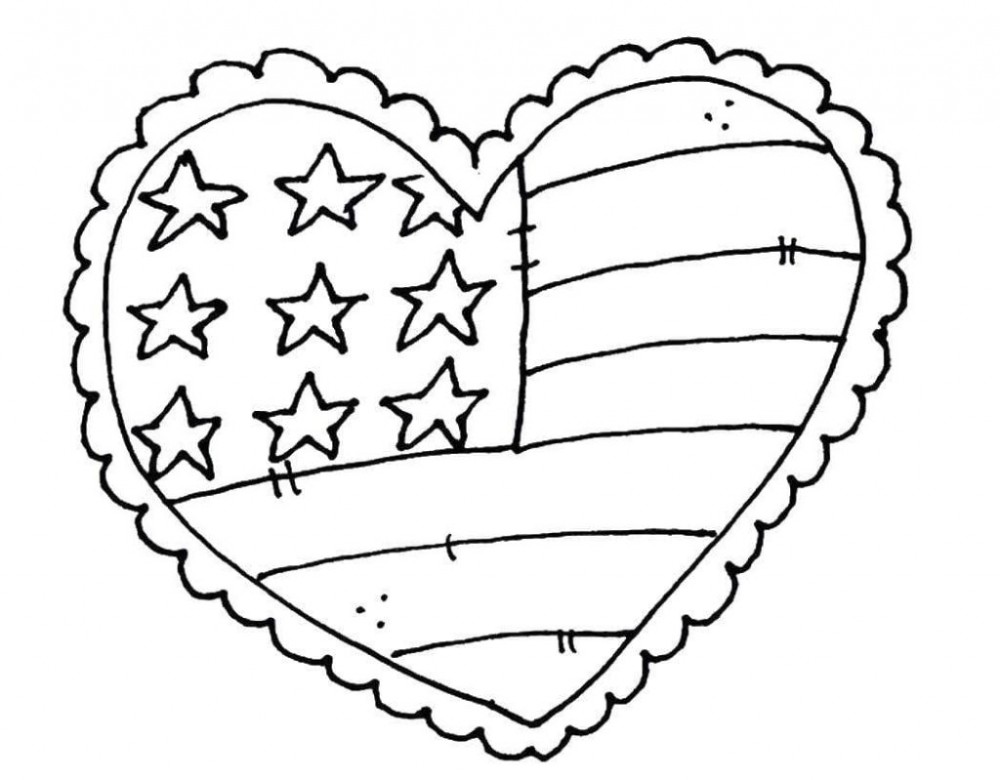 Раскраска флаг США