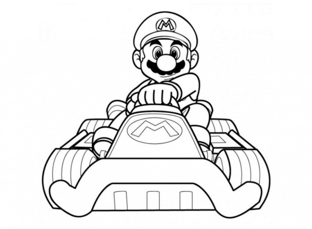 Марио любит скорость! Он просто обожает экстремальные виды спорта, а иногда гоняет на любимом автомобильчике по трассе.