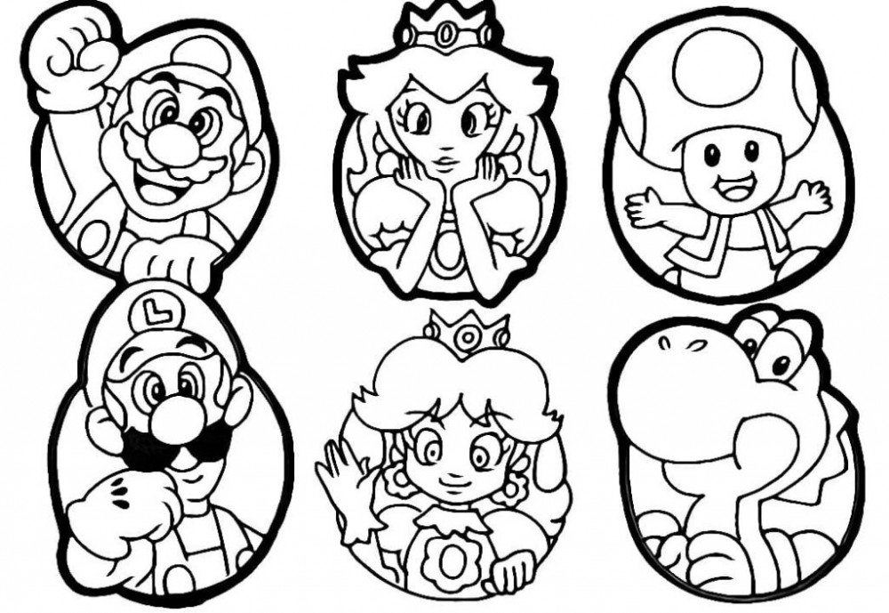Персонажи из игры Марио