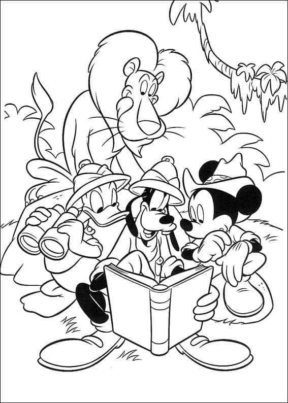 Микки Маус и его друзья в джунглях