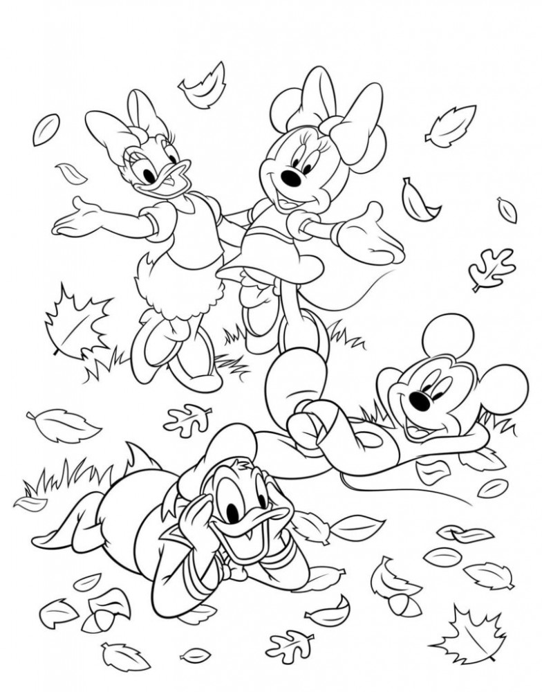 Микки Маус и его друзья встречают осень