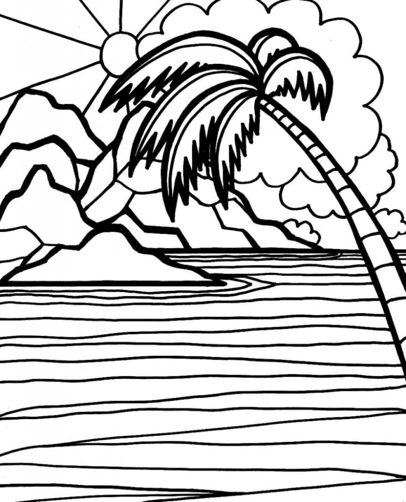 Пальма и океан