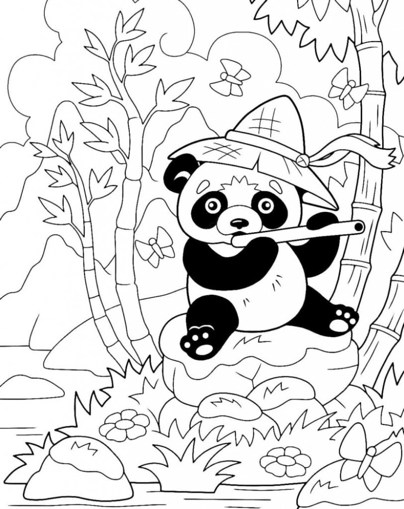 Скачать и распечатать раскраски Кунг-фу панда