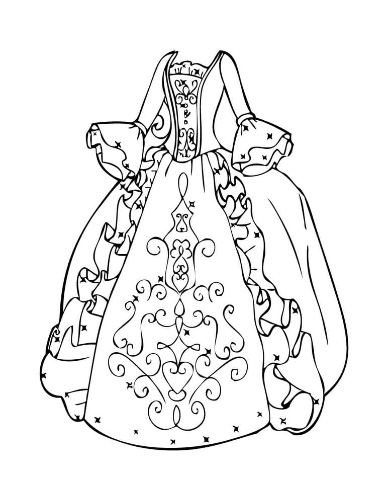 Королевское платье