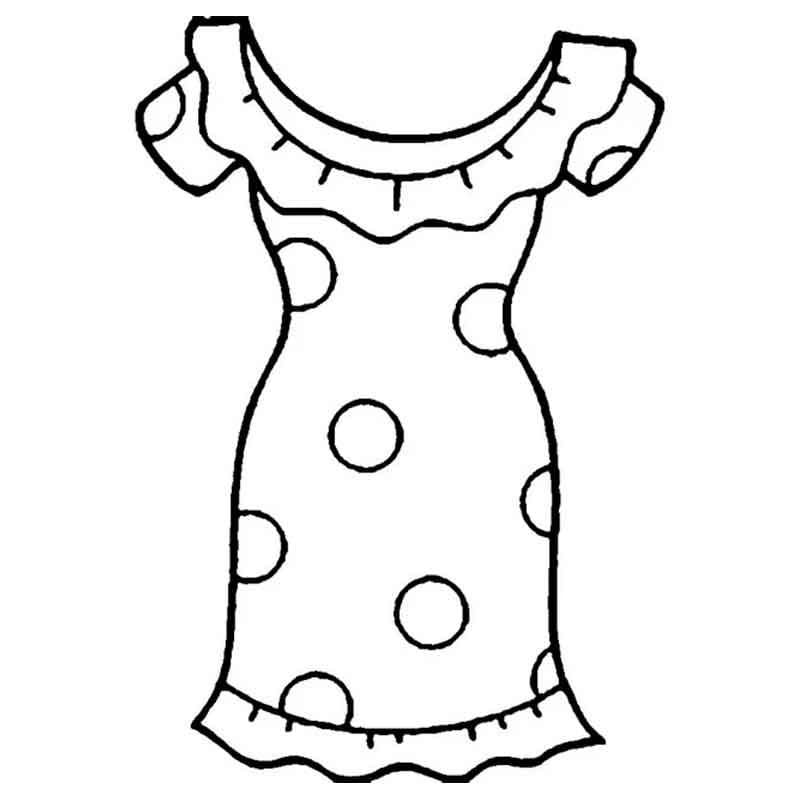 Раскраска «Китти в платье в горошек» | Раскраски, Кошечка, Раскраски для детей