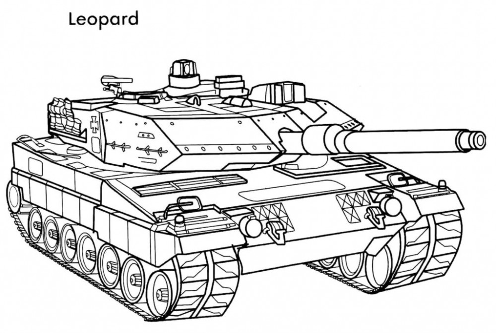Леопард танк