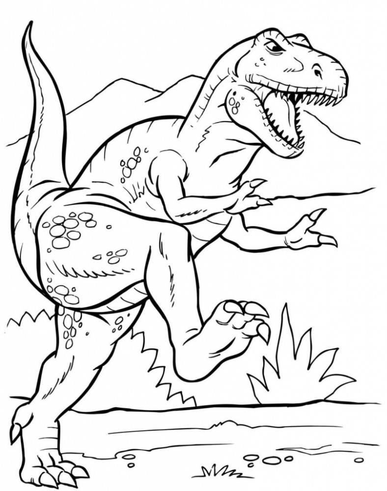 Тираннозавр бежит