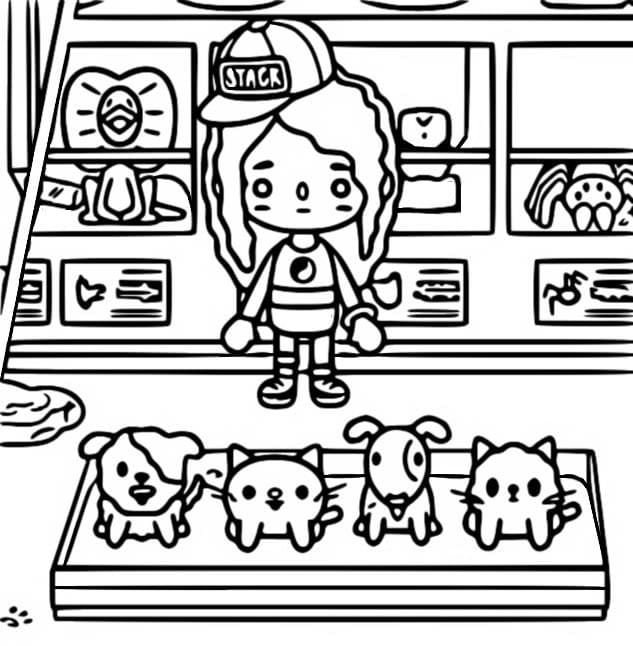 Раскраска Littlest Pet Shop Блайс