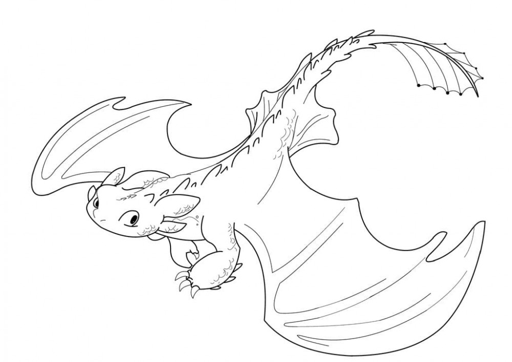 Летающий дракон Беззубик