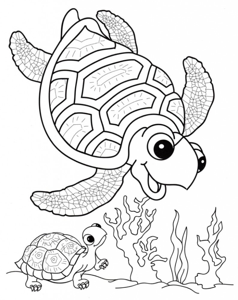 Черепахи под водой