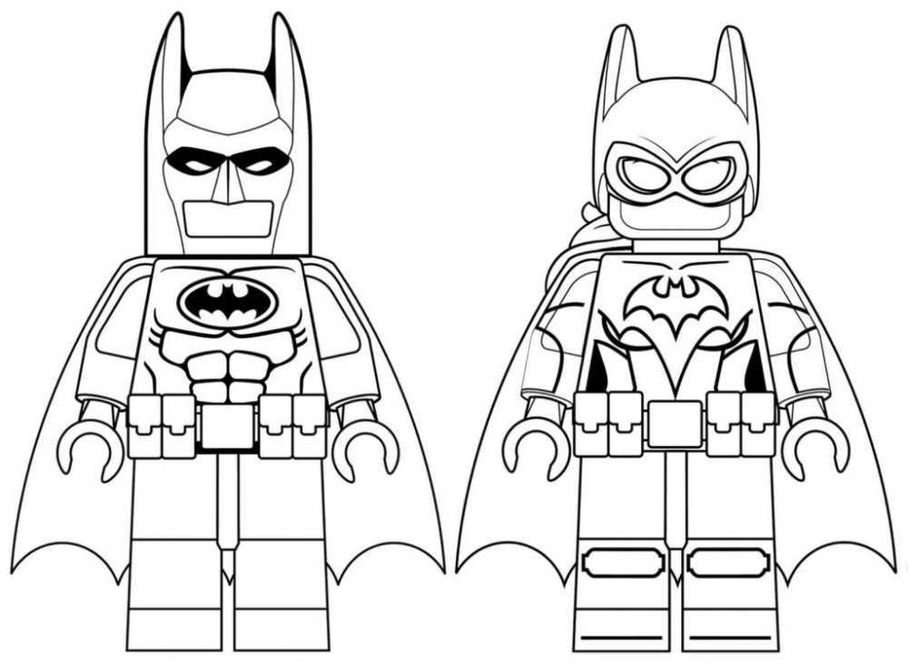 Бэтмен и Бэтгерл Лего