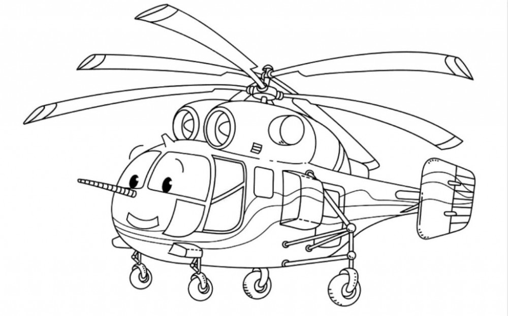 Вертолет с глазами