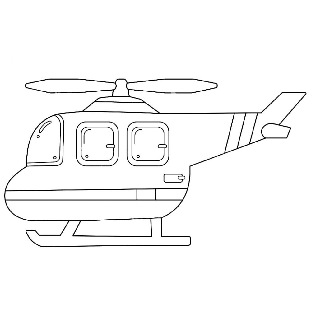 Обычный вертолет