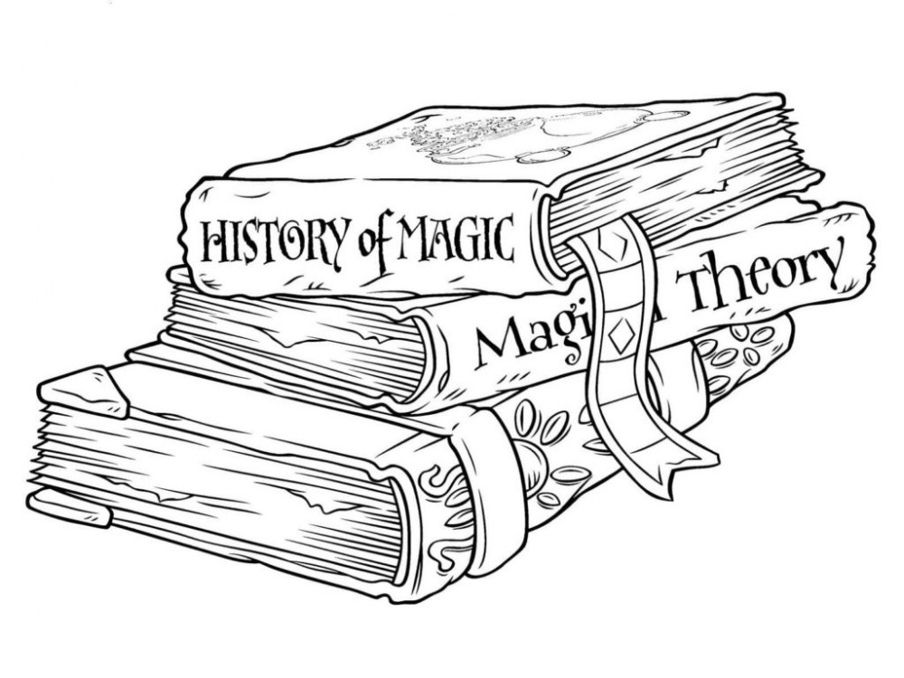 Учебники по изучению магии.