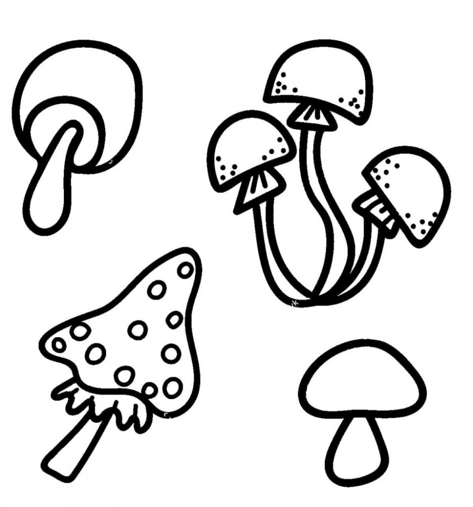 Раскраски грибы: Анимированные картинки и гифки
