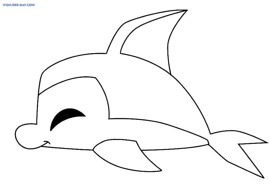 Питомец дельфин из игры Animal Jam