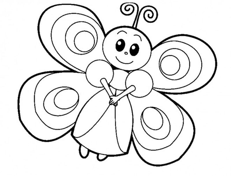Милая бабочка