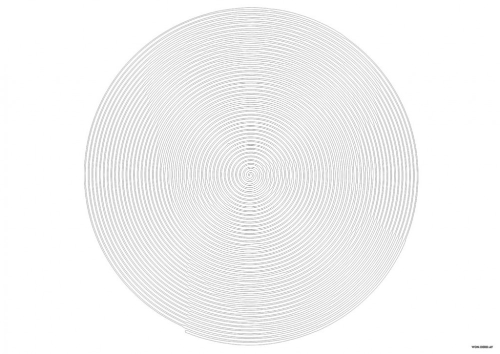 Спиральная раскраска Дилан Хартман Тик Ток.