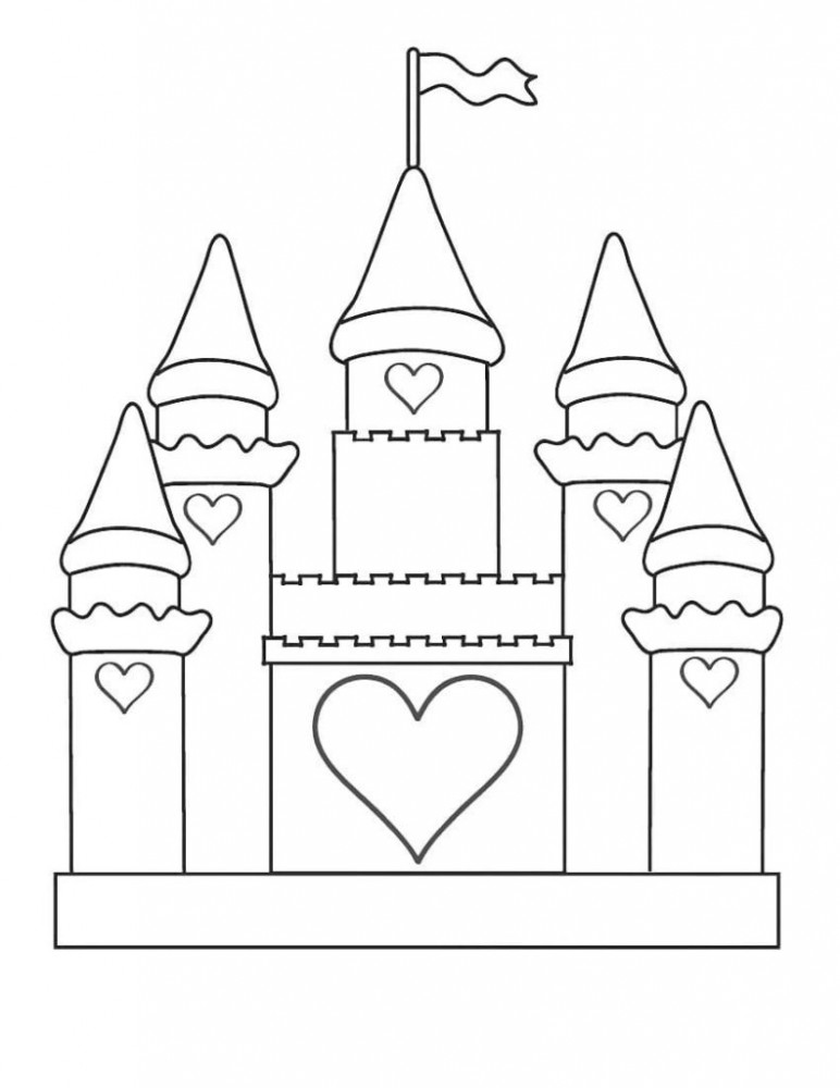 Замок с сердечками