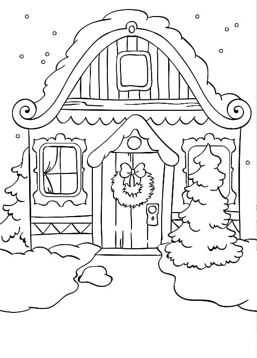 Зима рисунок для детей раскраска (46 фото)