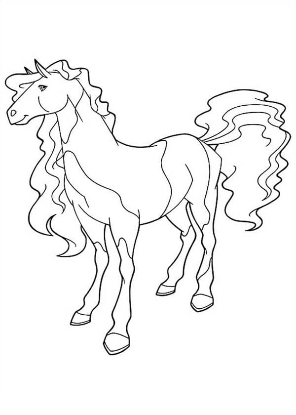 Раскраски из мультика Страна лошадей распечатать бесплатно или скачать