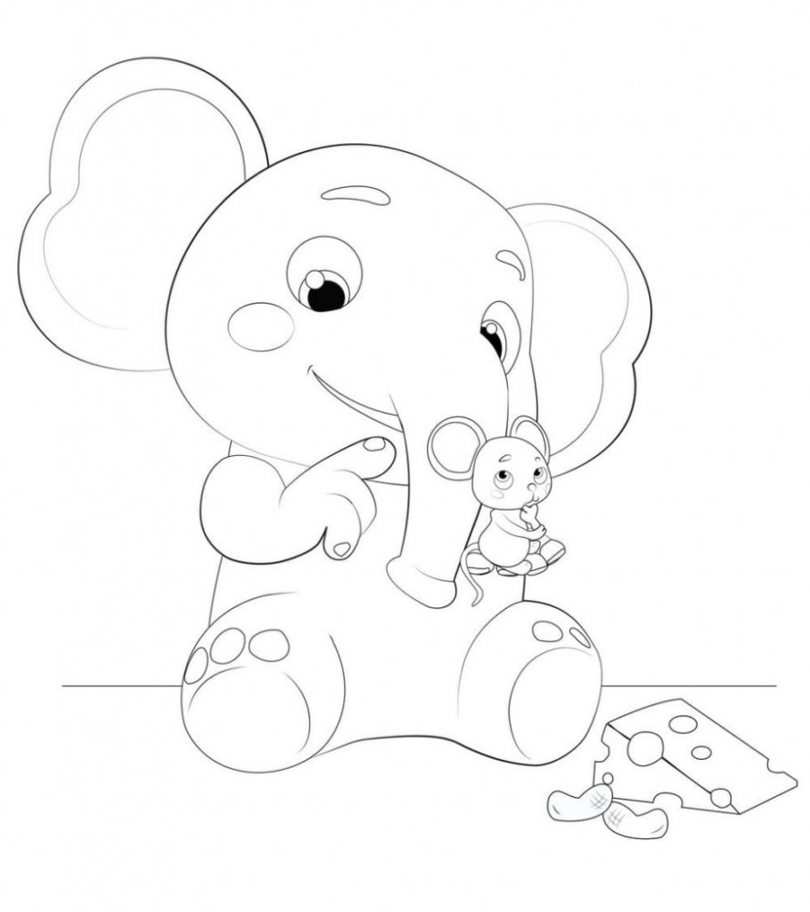 Кокомелон слон и мышка