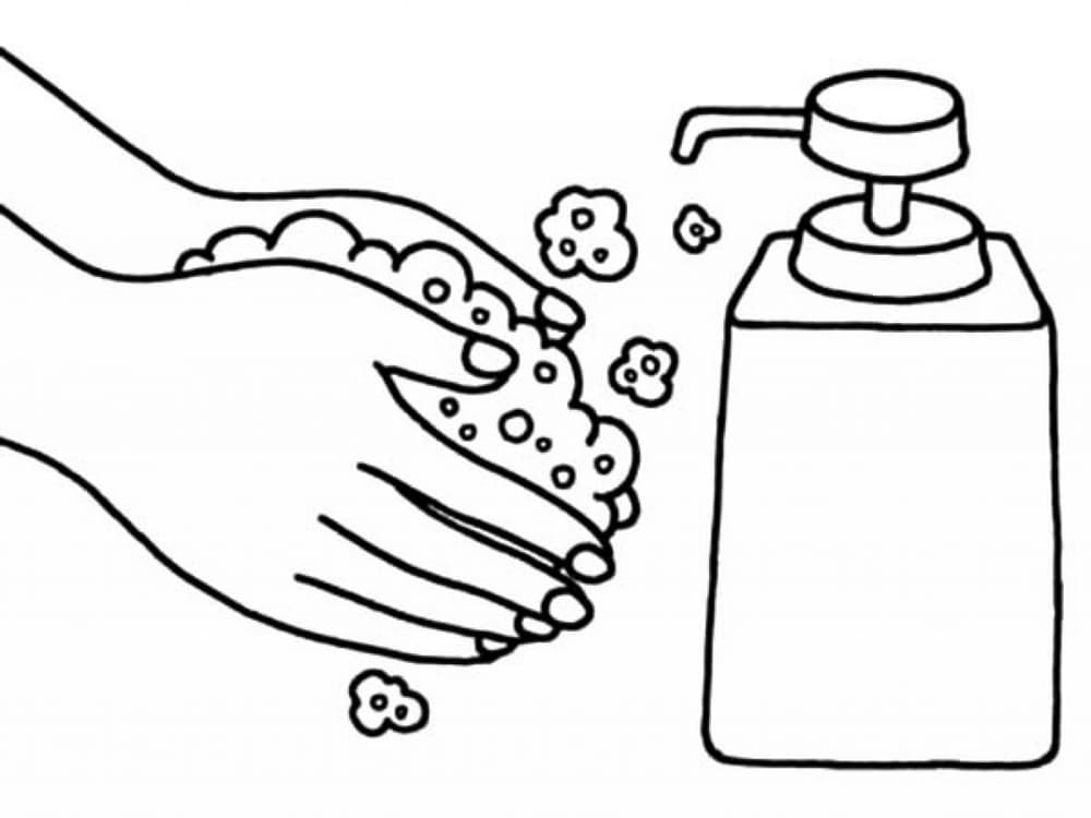 Руки нужно мыть с мылом