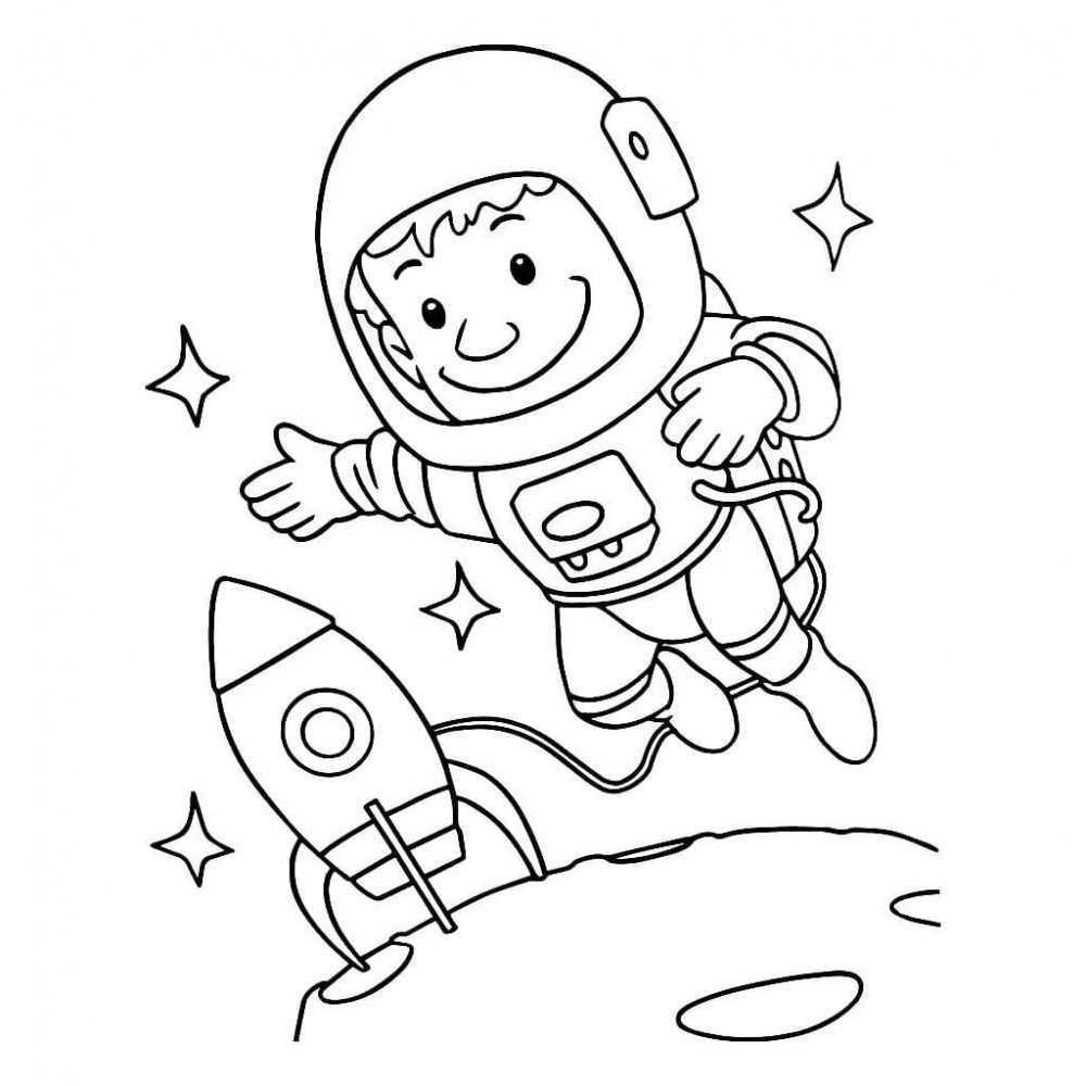 Распечатать космонавта для поделки. Космонавт раскраска. Космонавт раскраска для детей. Раскраска. В космосе. Космос раскраска для детей.