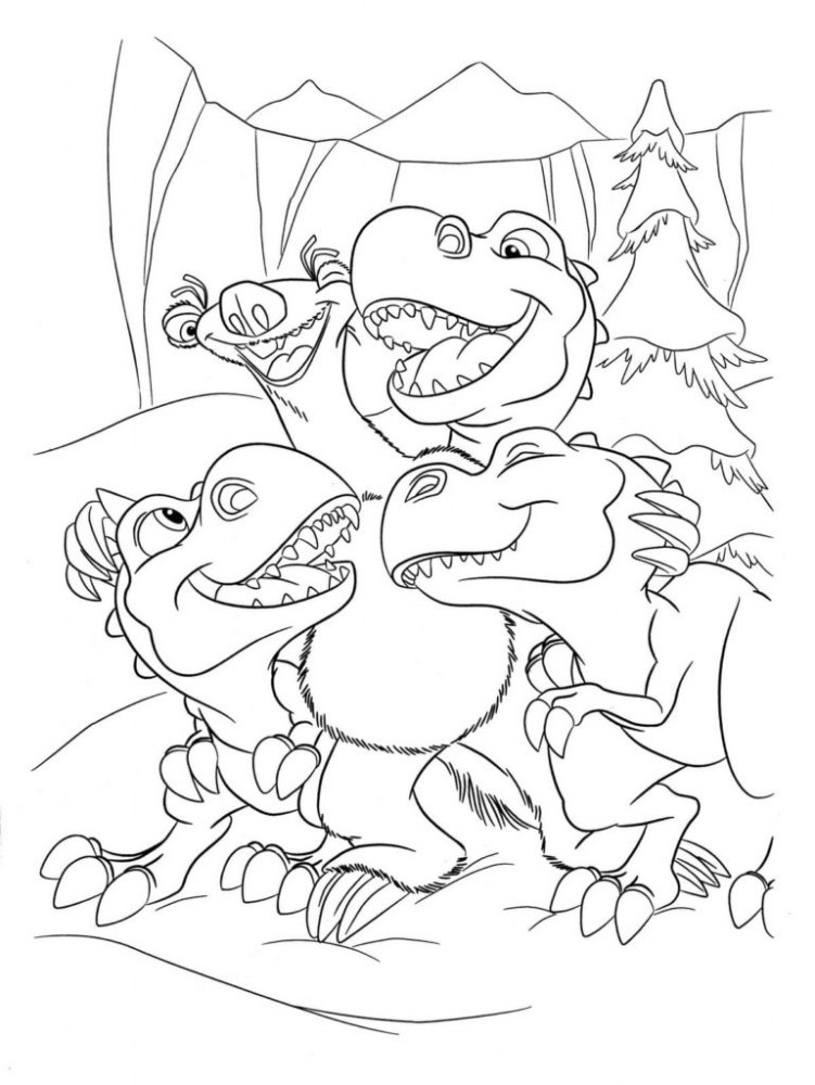 Сид и динозавры смеются