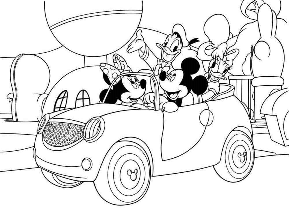Микки Маус и его друзья едут в путешествие