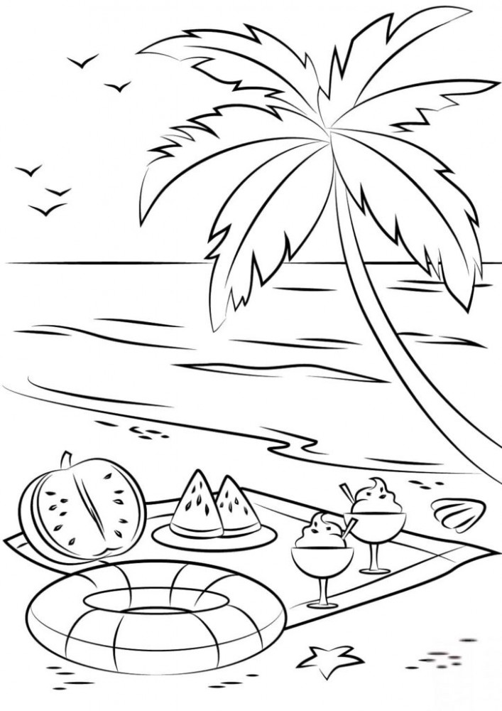 Пикник под пальмой