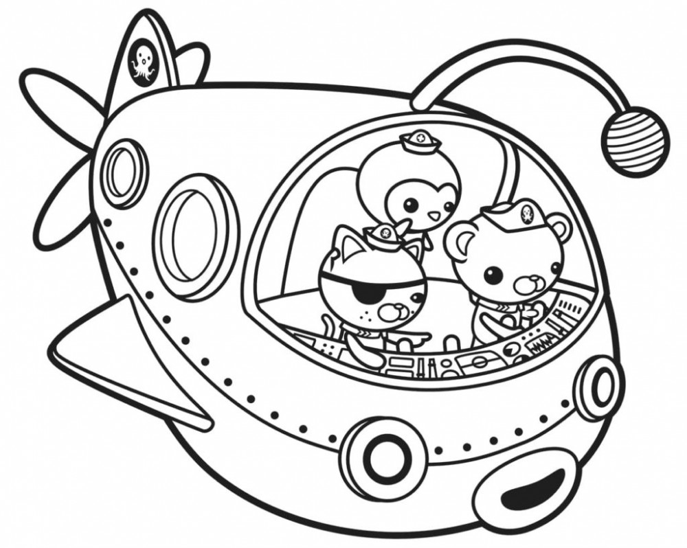 Барнаклс, Квази и Песо в подводной лодке