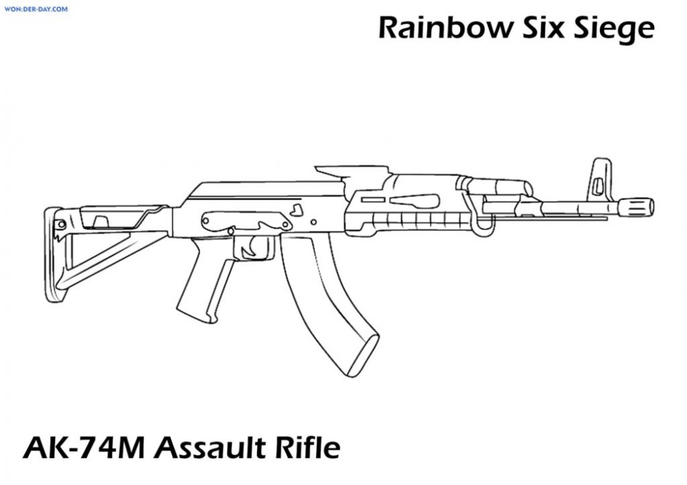 АК-47 из rainbow six siege