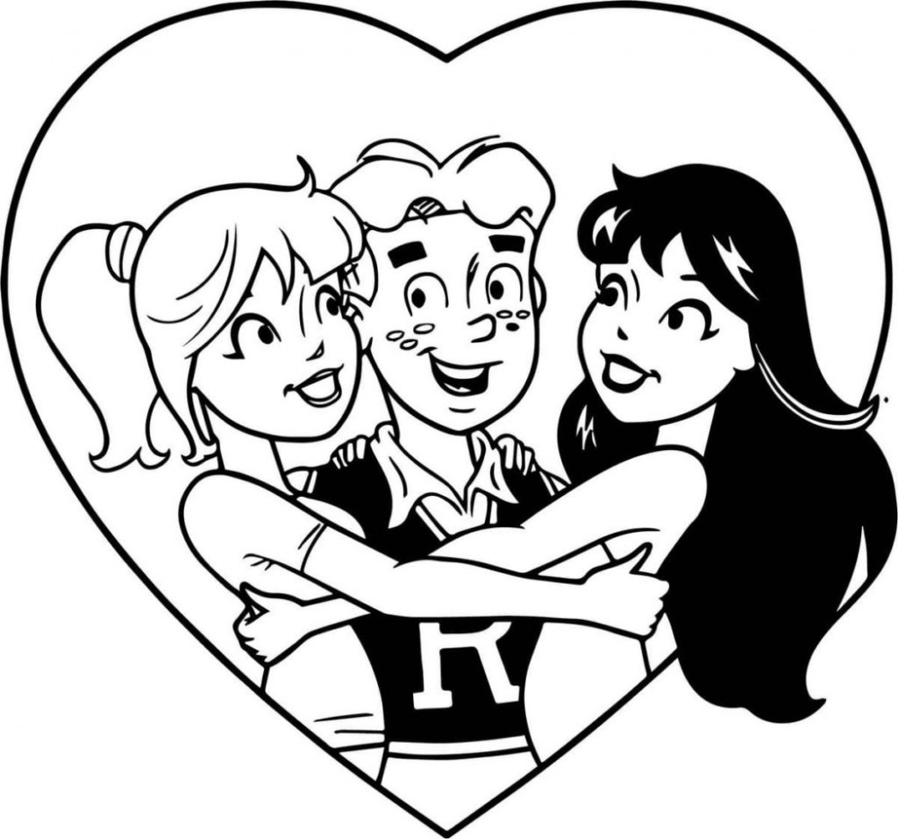 Бетти, Арчи и Вероника из комиксов