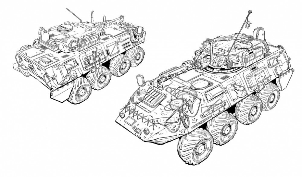Два больших танка