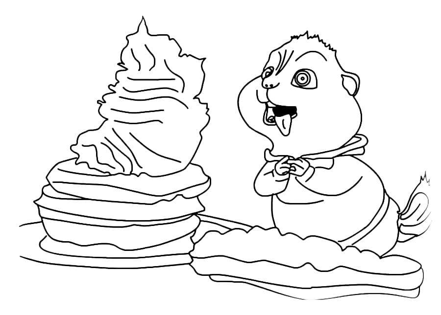Теодор любит пирожные и прочие сладости