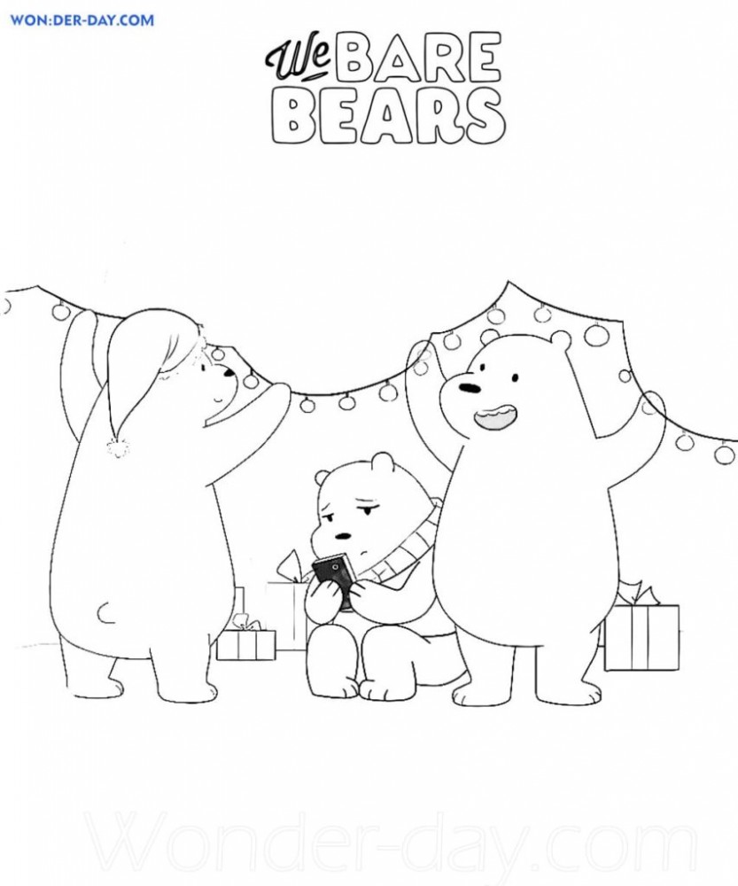 Медведи празднуют Рождество