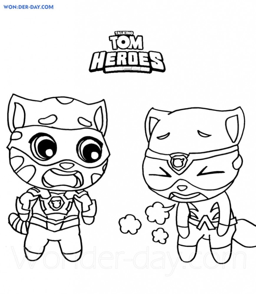 Супергерой Том и герой Анджела