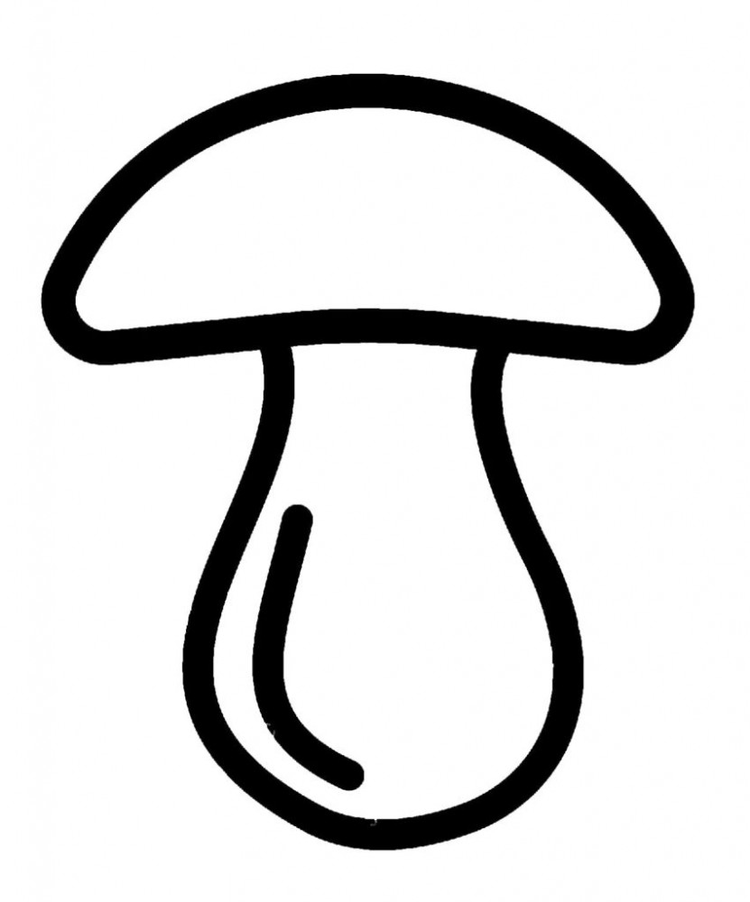 Раскраски грибы для детей