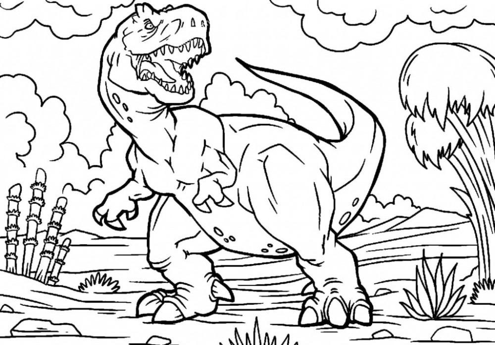 Большой и злой динозавр